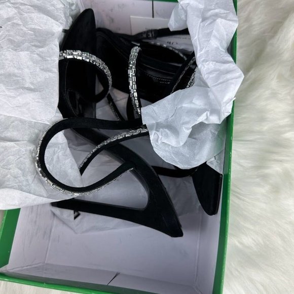 JLO Jennifer Lopez x REVOLVE Star Sandal in Black - Picture 2 of 8